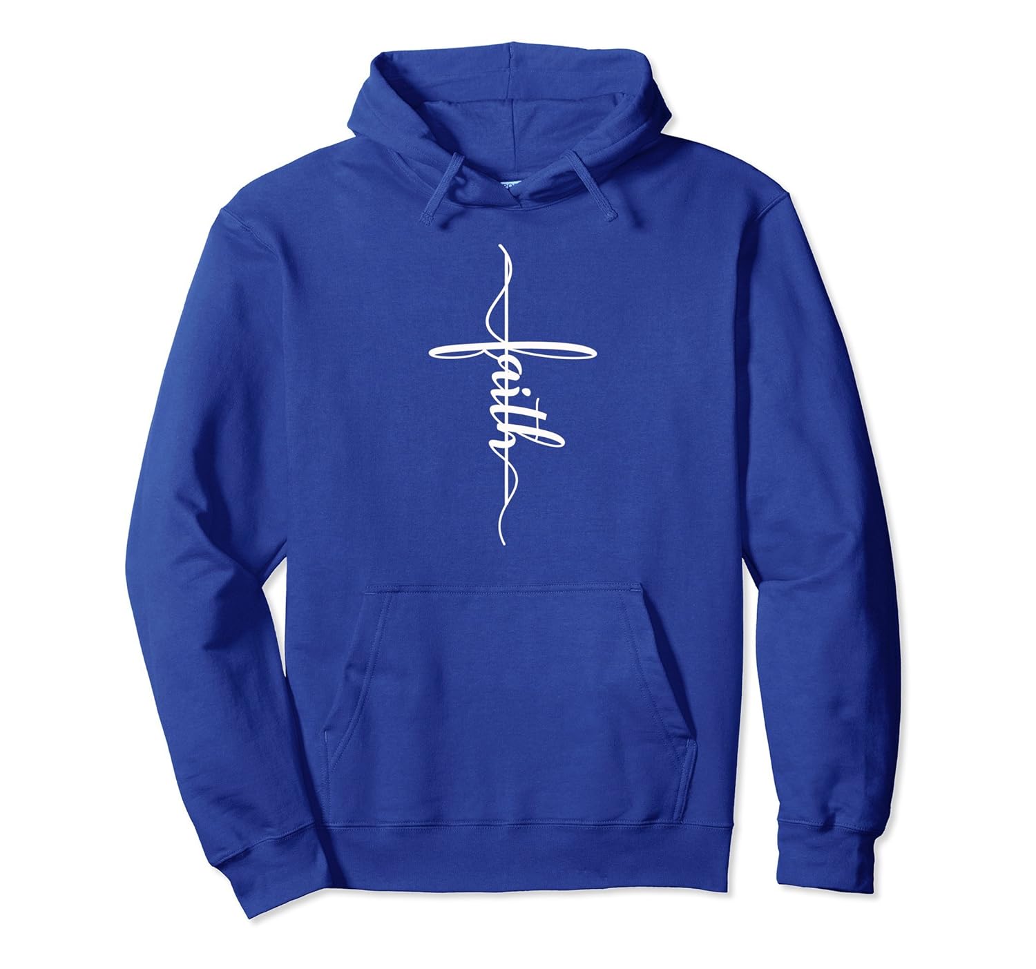 Christian shirt - Faith in a Cross hoodie-anz