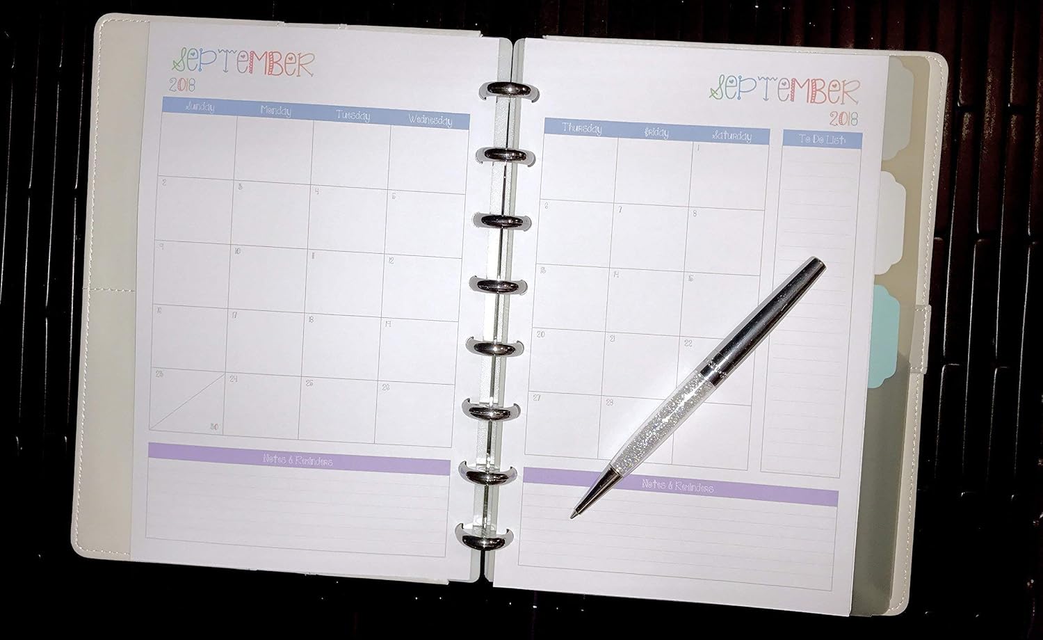 Arc Jr By Staples Fits Circa Junior Planner Inserts Only Martha Stewart 