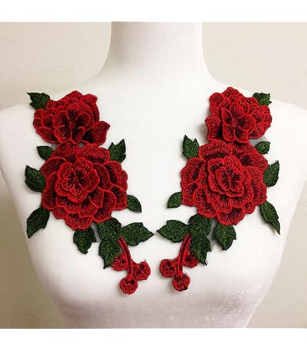s**様 【新品未使用正規品✨】AMERI ROSE EMBROIDERY JA Amazon.com: JRYYR Red Rose Applique, Sequin Flower Patches