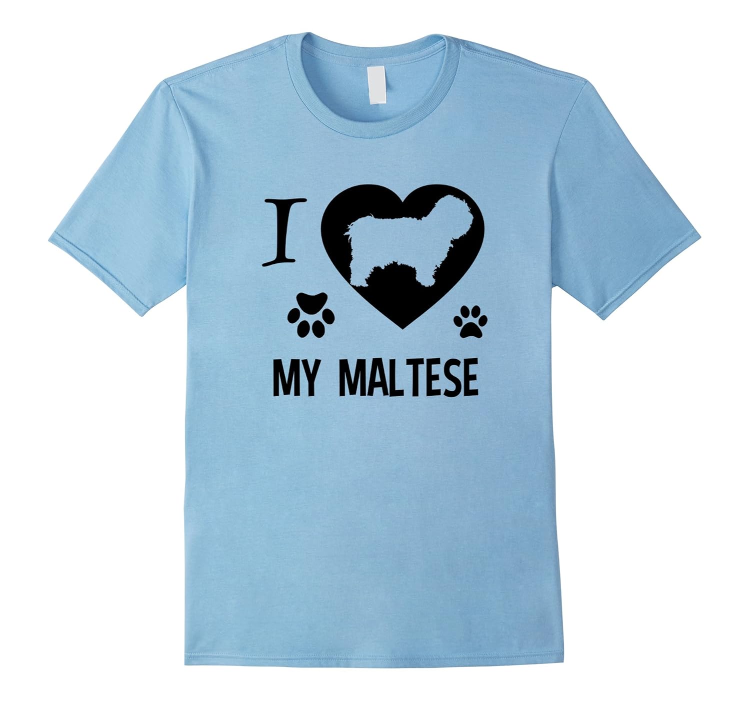 I Love My Maltese Best Maltese Shirt-Rose