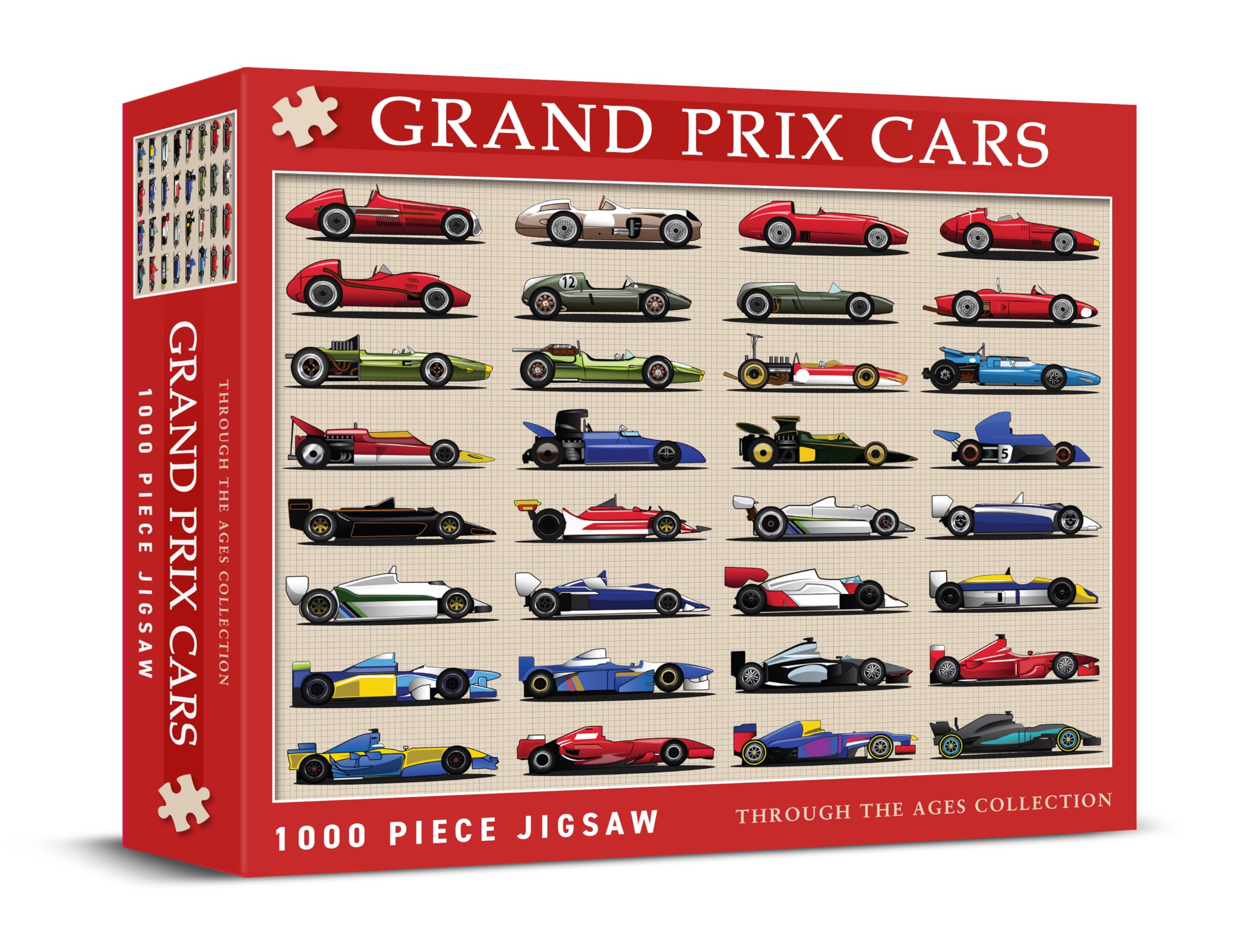 Coach House - Grand Prix Racing Cars Jigsaw Puzzle Through The Ages Collection1000 Piece Challenging Puzzle for Adults — image 1
