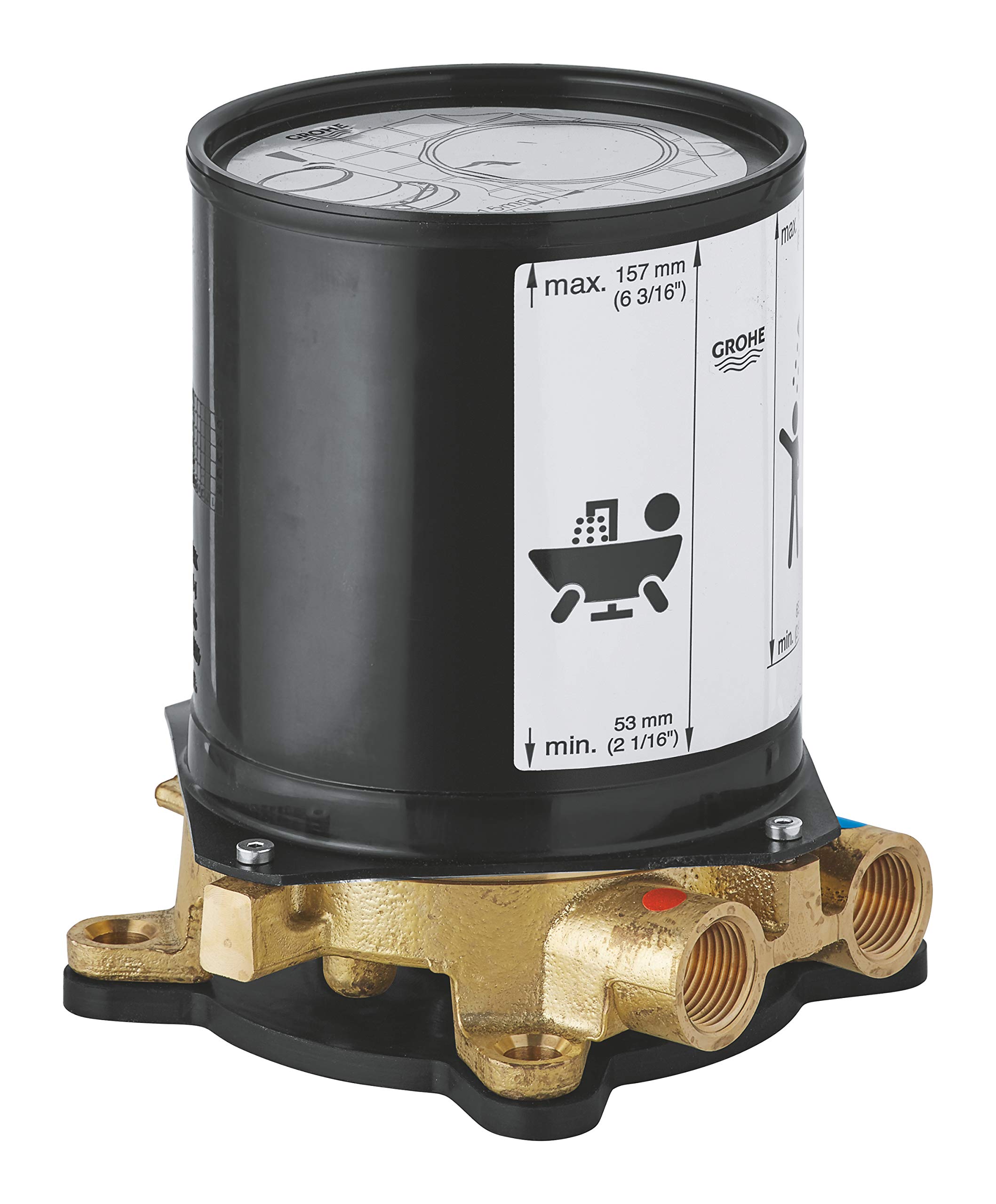 GROHE Non Rapido Others Rough-In Set ½" Chrome 45984001