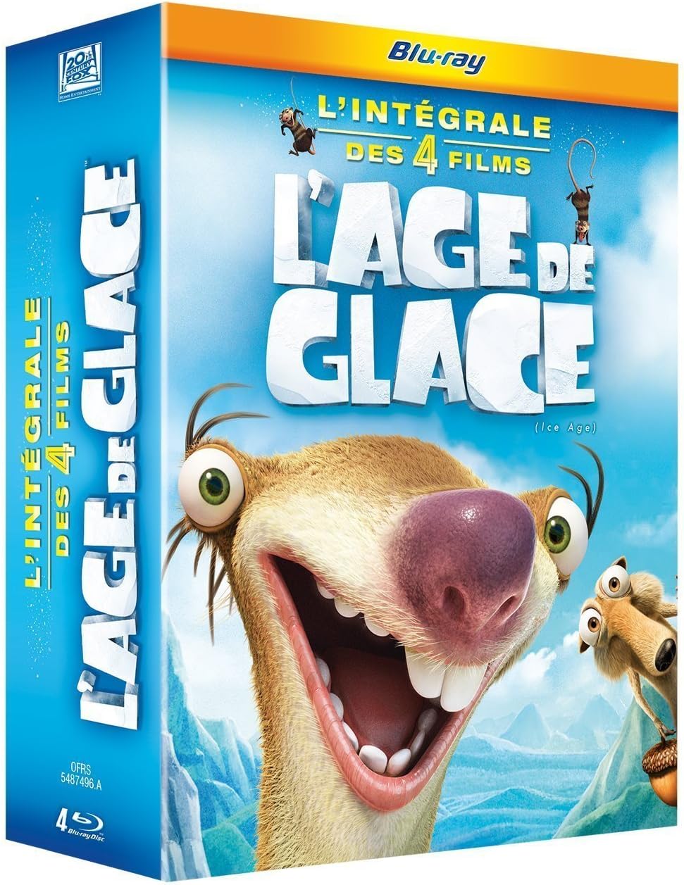L Age De Glace Combien De Film L'Age de Glace-L'intégrale des 4 Films [Blu-Ray]: Amazon.fr: Chris