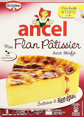 Dr Oetker Flan Patissier Aux œufs Ancel La Boite 2 Sachets X 360g