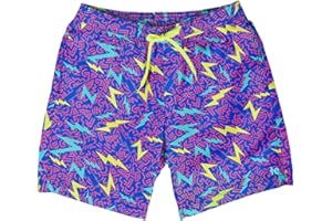 Tipsy Elves Men's Swim Trunks 7 Inch Inseam Classic Fit with Mesh Liner - Quick-Dry Funny Swimwear Bathing Suit