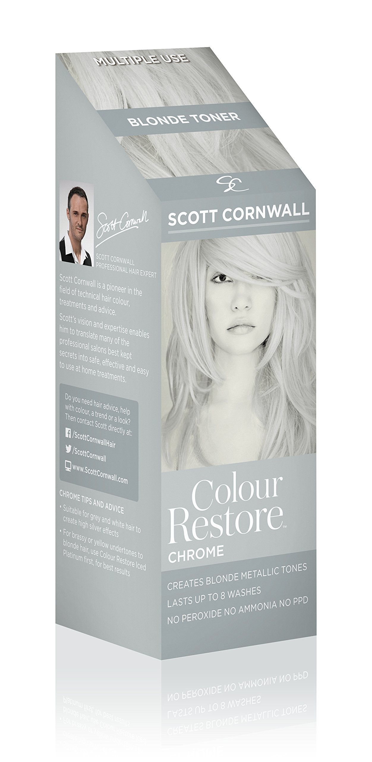 Scott Cornwall Colour Restore Chrome Temporary Toner Dye Create