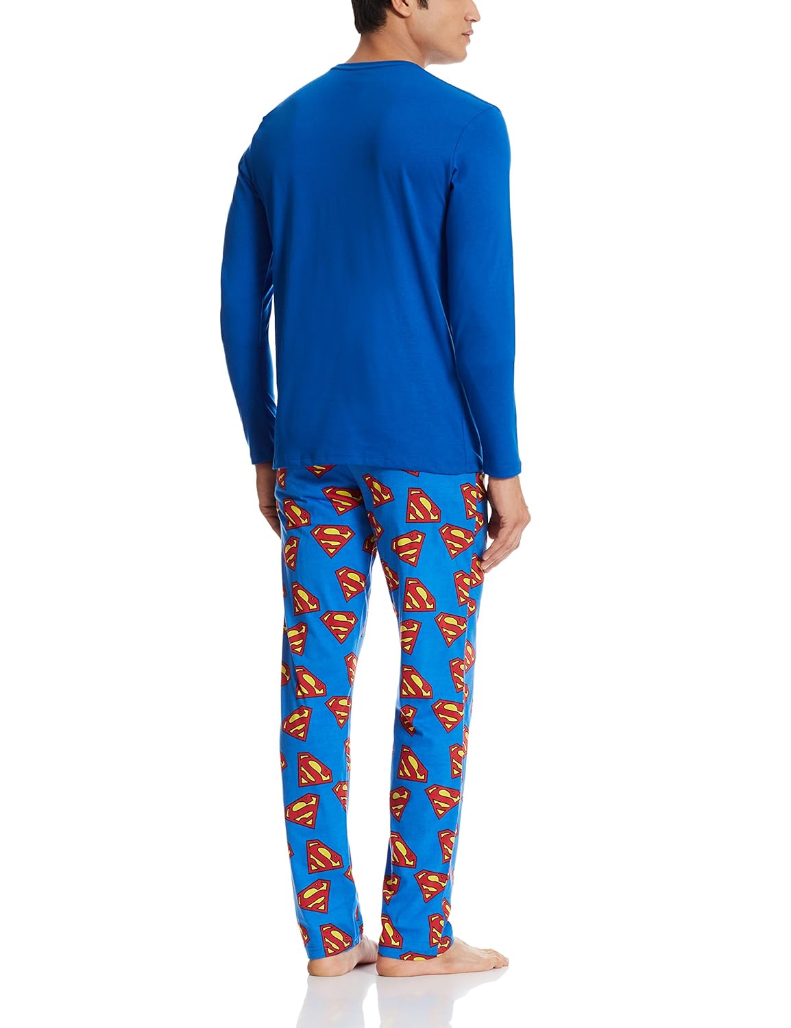 superman men's cotton pyjama set