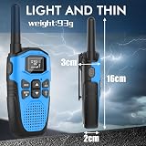 NXGKET Walkie Talkies 4 Pack Long Range 16 Channels Type-C Rechargeable view 6