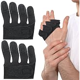 TrelaCo 2 Pcs Hand Ulnar Deviation Strap Right Drift Hand Splint Knuckle Splint MCP Knuckle Joint Finger Support Deviation Insert for Rheumatoid Arthritis Pain Tendonitis Sprains Strains (Small-Right)