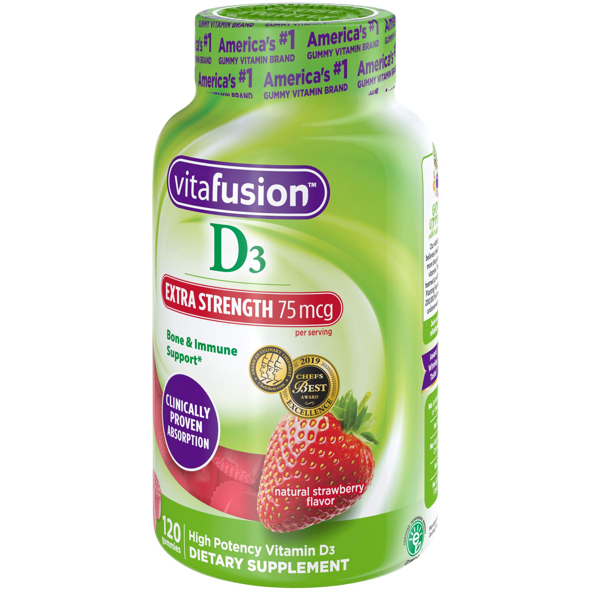 Vitafusion Extra Strength Vitamin D3 Gummy Vitamins, 120 ct Buy