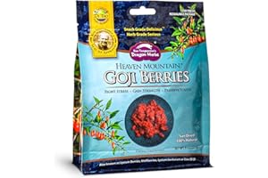 Dragon Herbs Heaven Mountain Goji Berries 8 oz. (227g), moist, fight stress, gain strength, eye vision tonic, all natural ingredients