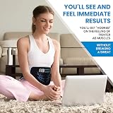 ABFLEX Ab Toning Belt and Ab Stimulator with Remote 99 Levels 10 Workouts view 5