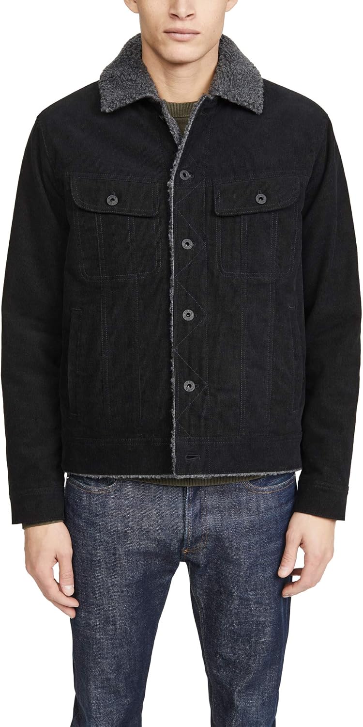 Dickies corduroy sherpa black jacket Clearance