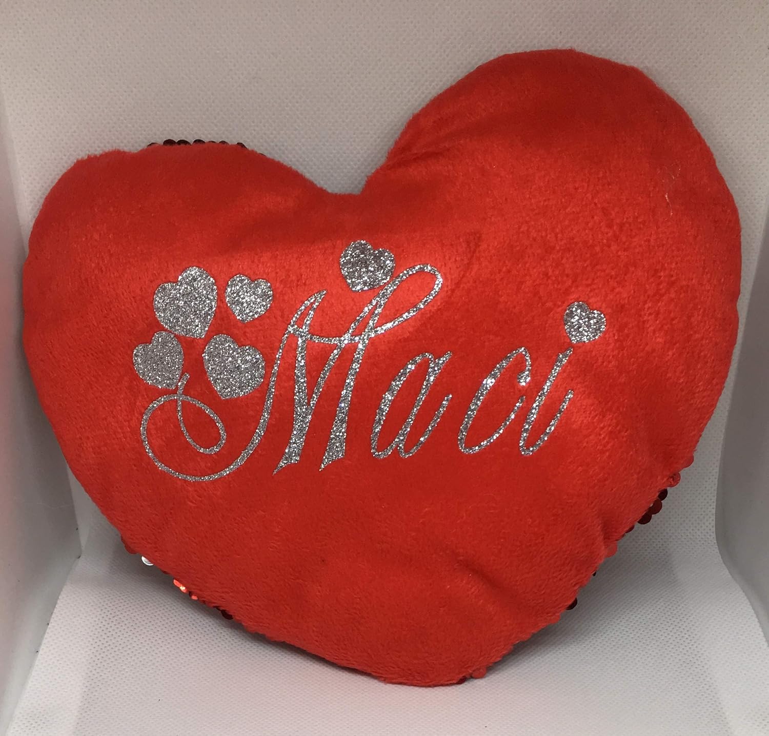 custom heart pillow