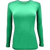 Natural Uniforms Women's Under Scrub Tee Crew Neck Long Sleeve T-Shirt
