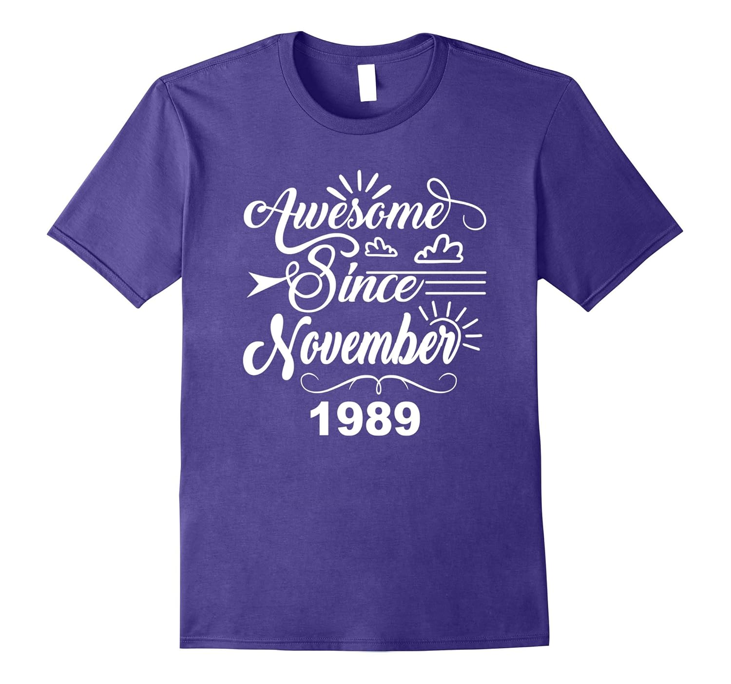 28th Birthday Gifts - Awesome Since November 1989 T-shirt-ANZ