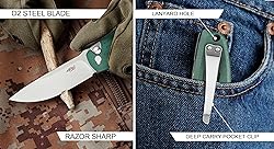 Firebird GANZO FH926-GB Pocket Folding Knife Button