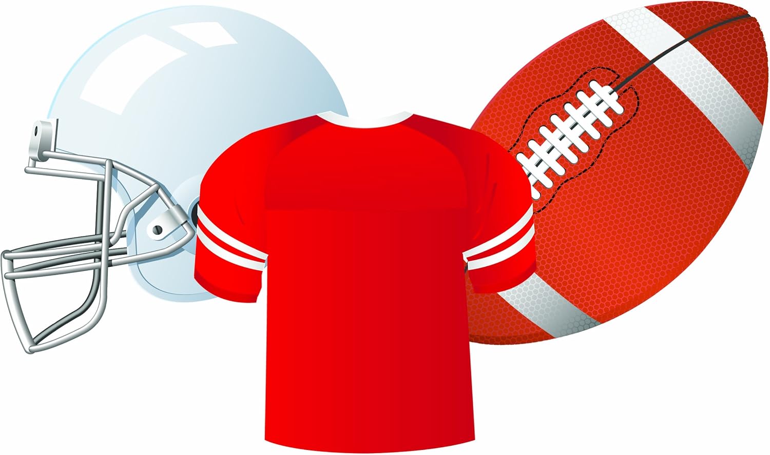 Eureka Football Paper Cut Outs