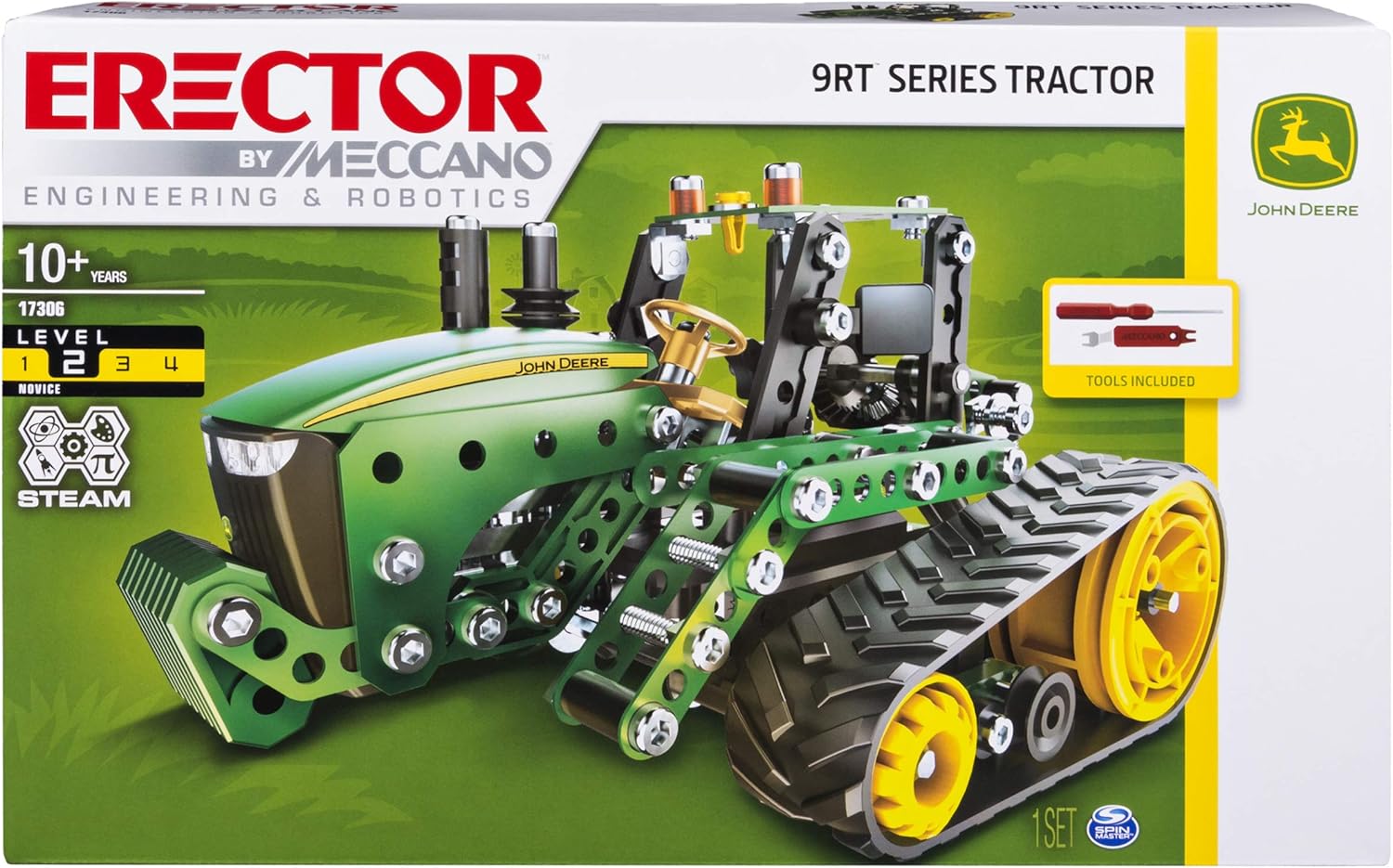 meccano john deere excavator