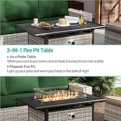 Muphyers 10-Piece Outdoor Patio Furniture Set with