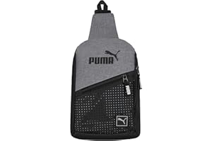 PUMA EVERCAT SIDEWALL SLING BACKPACK, One Size, Heather Grey