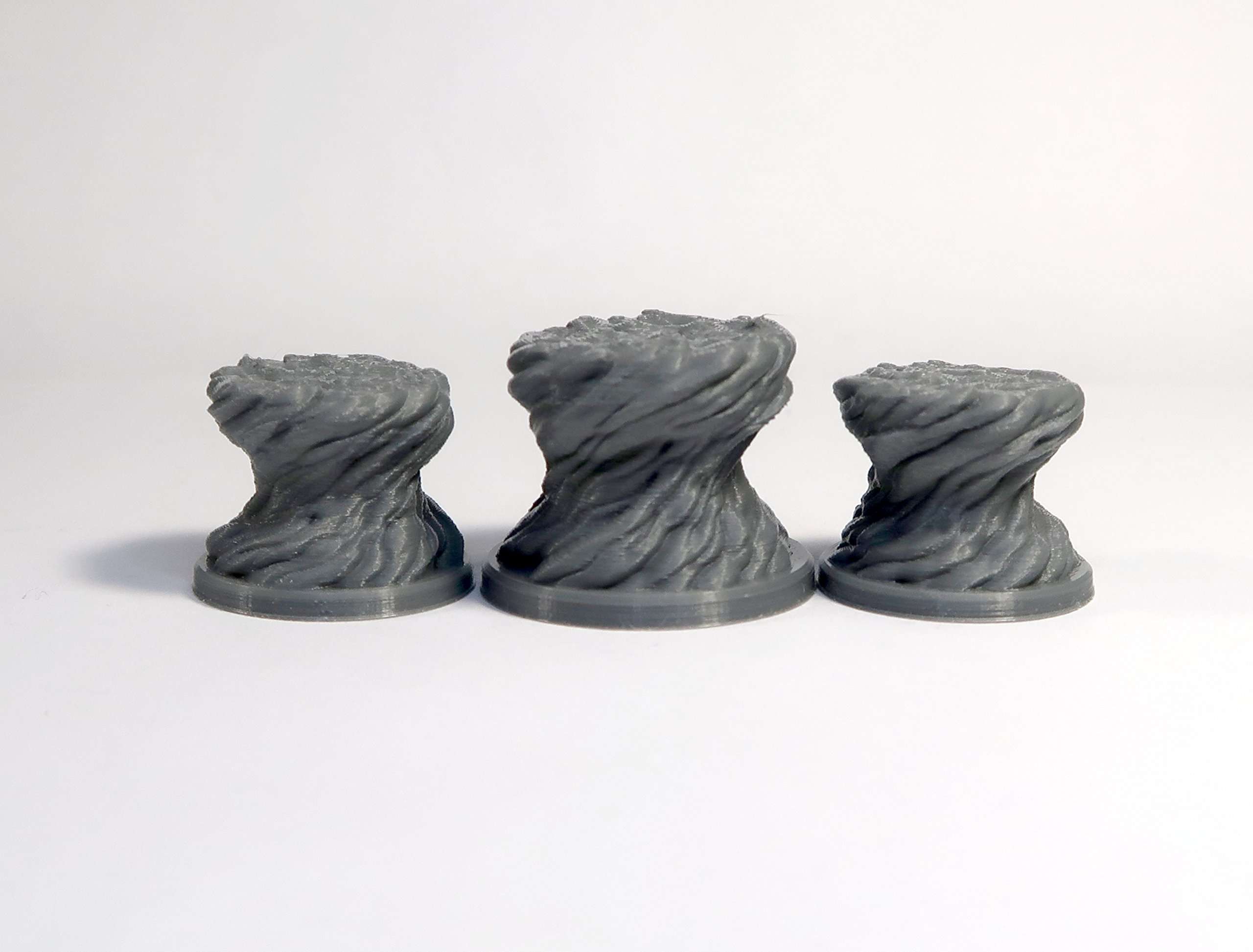Sunshine Chowder Levitating Cloud Flight Bases Set of 3 Miniature 3D Printed D&D 25mm & 30mm