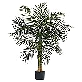 Nearly Natural 4ft Golden Cane Palm Artificial Tree