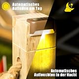 Solpex Solar Deck Lights 16 Pack Brown Warm White Outdoor Waterproof view 4