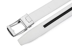 guvoosm Mens Belt,Ratchet Dress Adjustable Belts