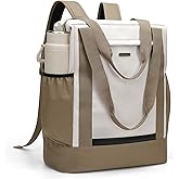 GOLF QUALITY Laptop Backpack for Women,Adjustable Tote Work Business Backpack,TravelPersonal Carry On Bag,17.3Inch,WChampagne