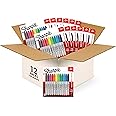 SHARPIE Permanent Markers, Fine Point, Assorted Colors, (Pack of 12, 144 Count Total)