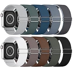 10 Pack Stretchy Bands Compatible with Apple Watch