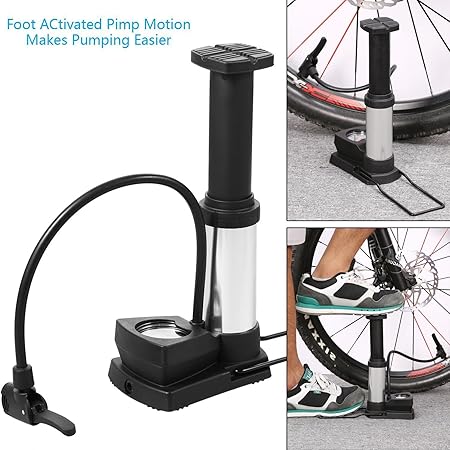 Lista Mini Foot Pump Inflator for Electric Bicycle Professional Quality