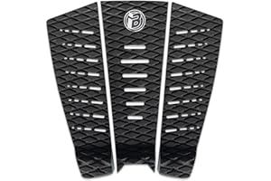 Rokia R 3 Pieces Surfboard Traction Pad EVA foam Surf Traction Pad with 3M Adhesive Non-Slip Sup Deck Pad Fit for Surf Tail Pad Fish, Surfboards, Skimboard, Longboard, Shortboard