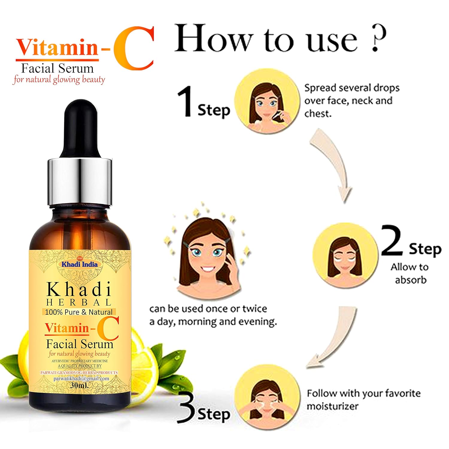 khadi bhandar vitamin c serum