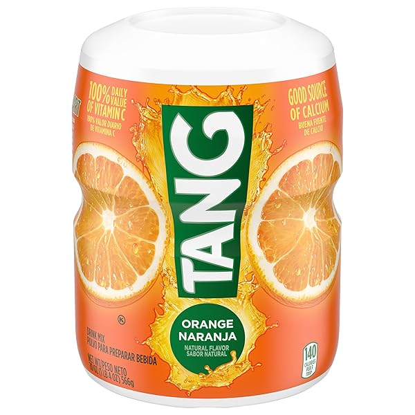 TANG ORANGE SWEETENED POWDERED DRINK MIX 1 COUNT 20 OZ CANISTER