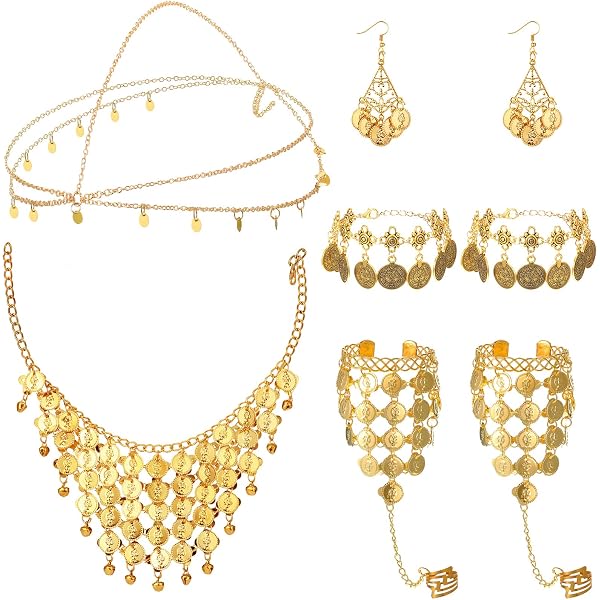 thumbnail image 2 of 200pcs Gold Belly Dancing Coins – 20mm – Costume Jewellery For Dance, Stage, Crafts 2 of 5