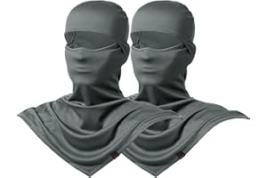 AIWOLU Balaclava Full Face Mask Summer for Sun Protection Breathable Long Neck Covers for Men Women Cycling Fishing…