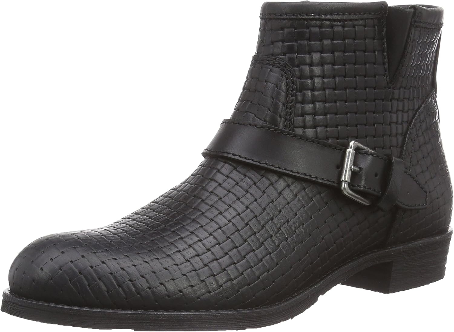 Marc O'Polo Damen 50712266003101 Stiefelette Biker Boots, Schwarz (990