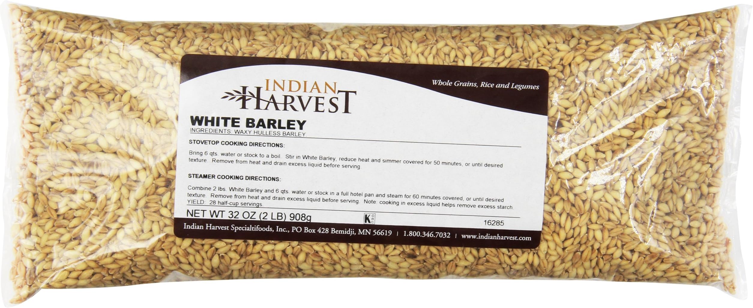 InHarvest White Barley, 2 Pound