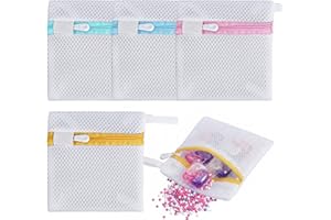 4PCS Laundry Pod Anti-Sticking Bag, Laundry Pods Dissolution Protection Bag, Detergent Pacs Wash Bags for Soap Pacs Pods Shee