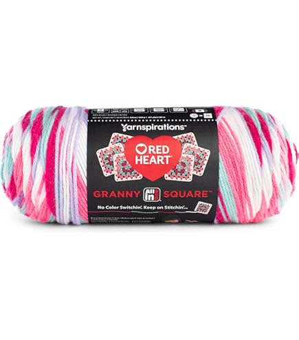 Amazon.com: Generic Red Heart All in One Granny Square Soft White