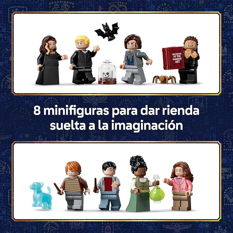Harry Potter Tiendas Mágicas del Callejón Knockturn de Juguete - Kit de Maquetas con 8 Minifiguras y Figura de Animal Patronus Coleccionable - Regalo para Niñas y Niños de 8+ Años - 76471 — foto 6 de 8