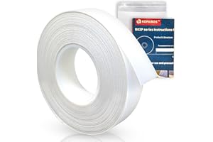 KOPAIBOS KEPAIBOS Double Sided Iron On Adhesive Hem Tape with Backing Easy-Iron Washable Fusible No Sew Tape for Fabric (Lightweight, 1 Inch 54 Yards)