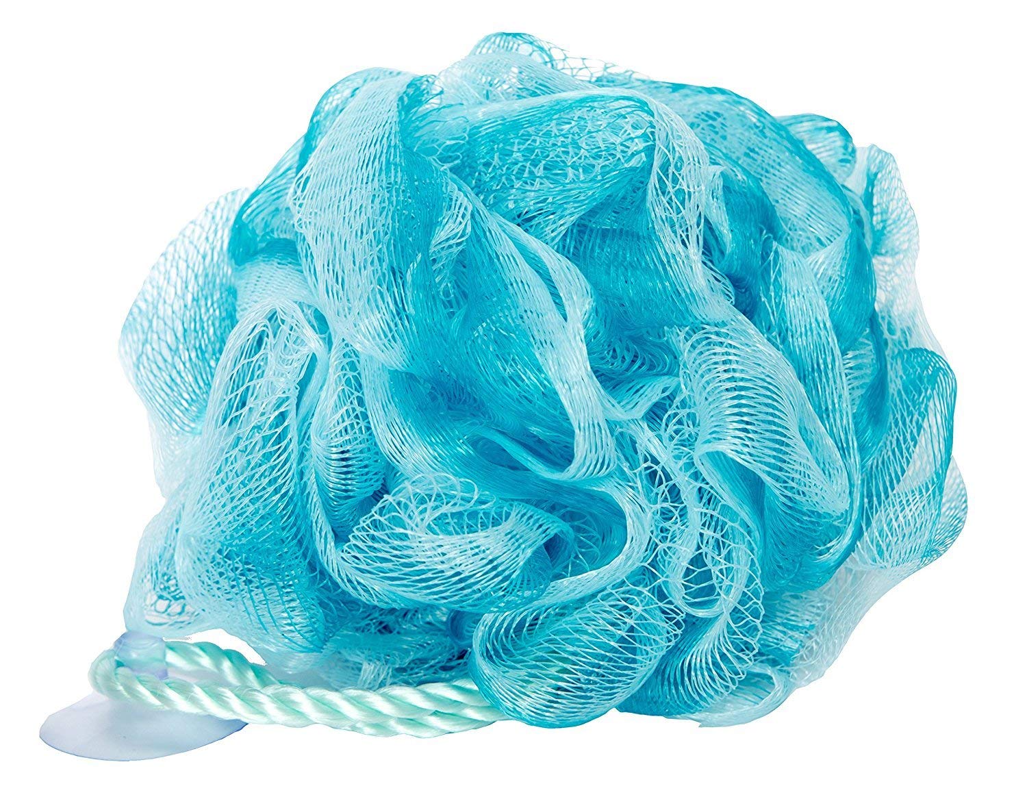 Spa Savvy Shower Pouf Loofah with Suction Cups 50gram / 5" (pack of 3) Beauty