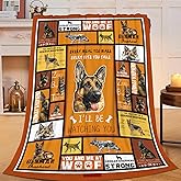German Shepherd Throw Blanket German Shepherd Puppy Stuff Gifts for Dog Lover Kids Girls Boys Adults Women Men Soft Cozy Warm Plush Fluffy Fuzzy Fleece Blanket Decor 40''X50''