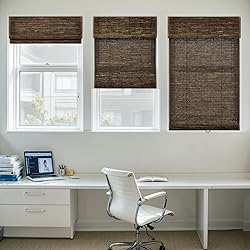 Pasoun Cordless Roman Shades for Windows, Window