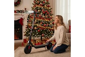 MEGAWHEELS Electric Scooter,Electric Scooter Adults,10in Pneumatic Tires,350W Motor,19 Miles Range,E Scooter with Smart APP Control for Commuting, Outdoor, Short Travel UL2272