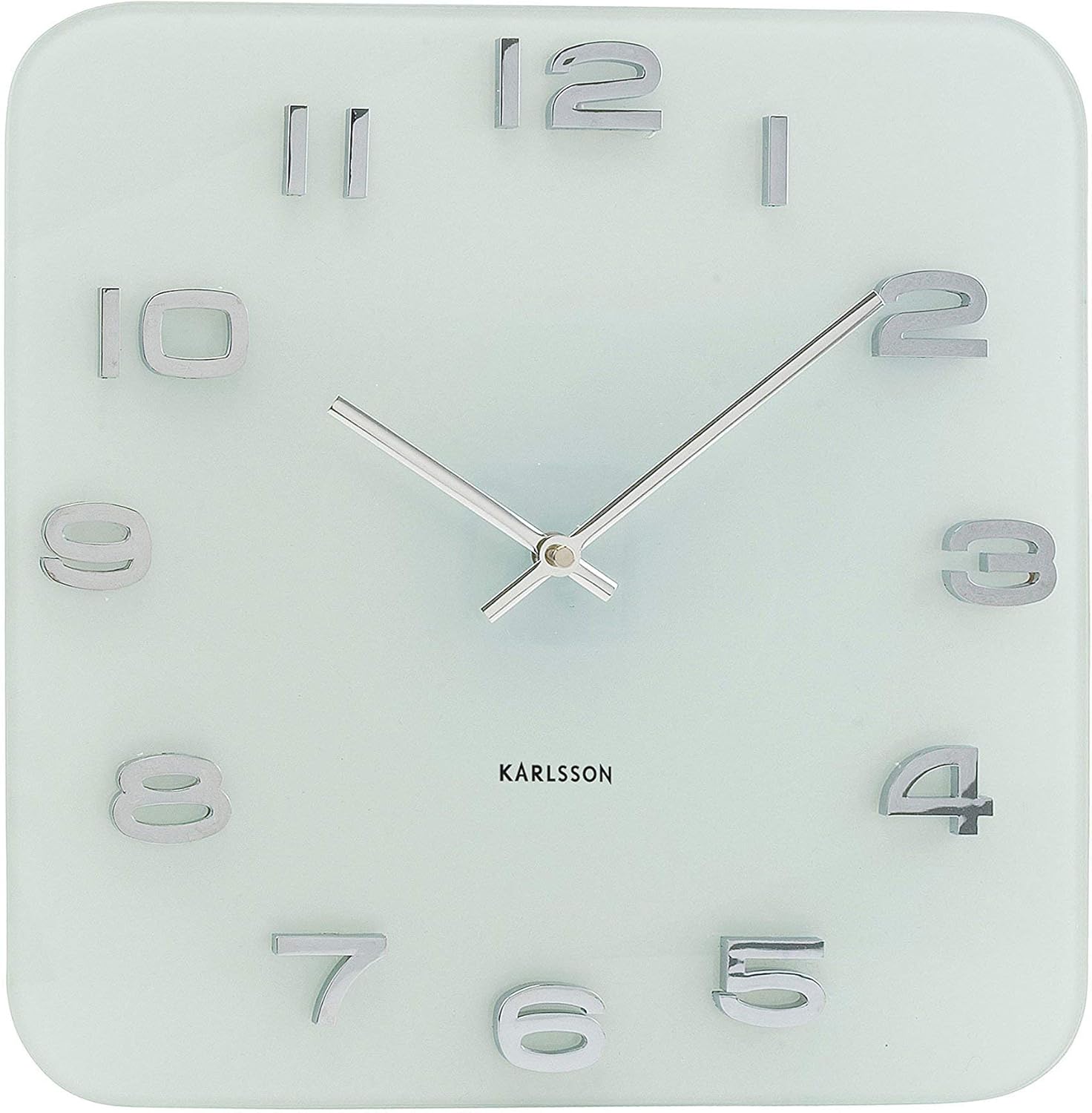 Karlsson Vintage Glass Wall Clock, White Amazon.co.uk Kitchen & Home