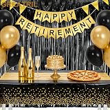 GREATRIL Black Tinsel Foil Fringe Curtain 2 Pack 3.2ft x 8.2ft Backdrop view 2